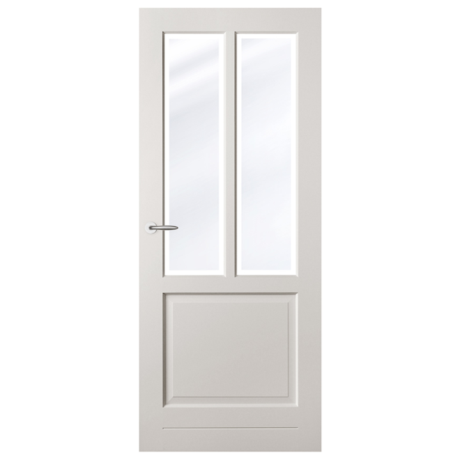 Binnendeur Austria Colour Lux Plus Brest met geplaatst Blank Facetglas